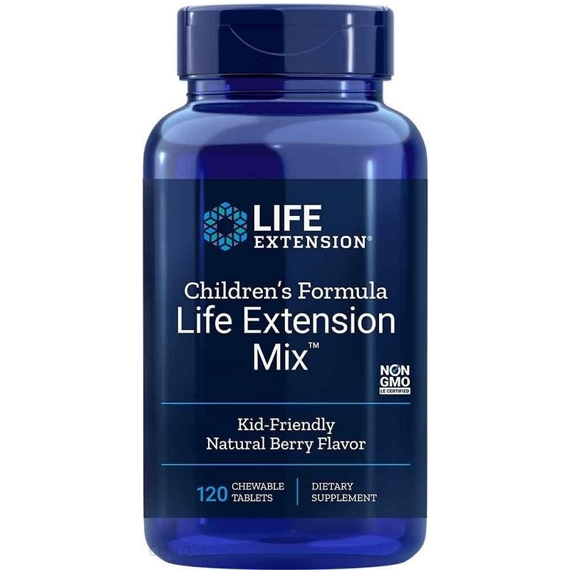 LIFE EXTENSION Children`s Formula Life Extension Mix 120 Chewable Tablets Berry